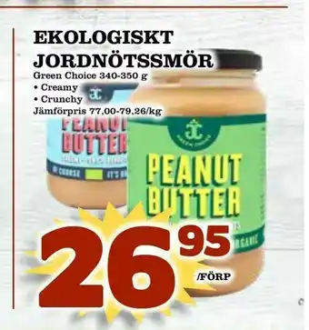 Nelins Ekologiskt jordnötssmör erbjuda