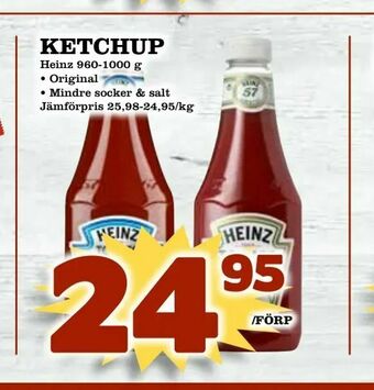 Nelins Ketchup erbjuda