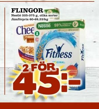 Nelins Flingor erbjuda