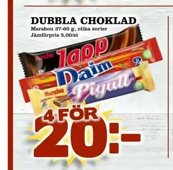Nelins Dubbla choklad erbjuda