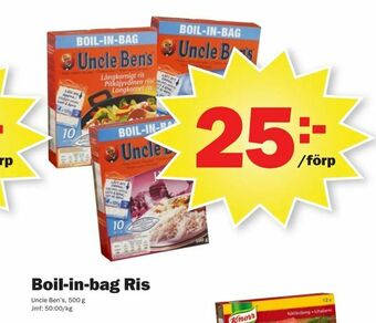 Pekås Boil-in-bag Ris erbjuda