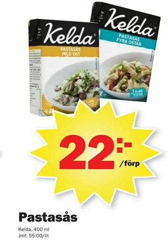 Pekås Pastasås erbjuda