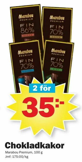 Pekås Chokladkakor erbjuda