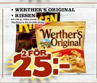 Werther's original • riesen