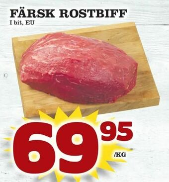 Prisma Mat Färsk rostbiff erbjuda