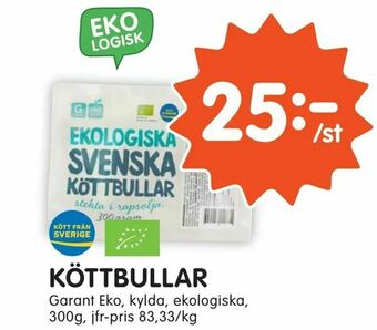 Tempo Köttbullar erbjuda