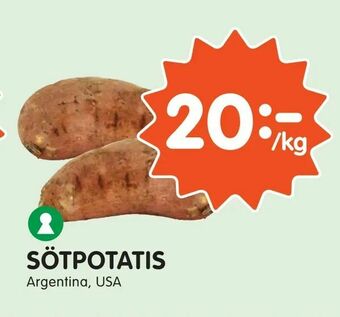 Tempo Sötpotatis erbjuda