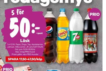 City Gross Pepsi läskedryck erbjuda