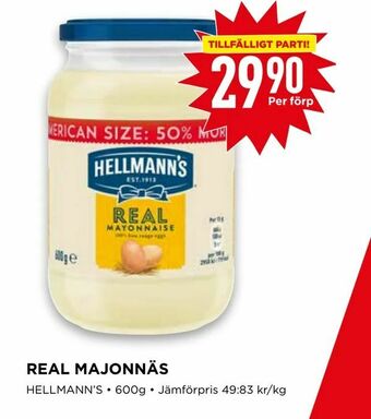 Willys Real majonnäs erbjuda