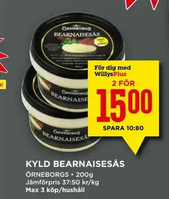 Willys Kyld bearnaisesås erbjuda