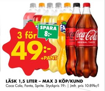 ÖoB Fanta läskedryck erbjuda