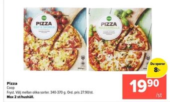 Coop Extra Coop pizza erbjuda