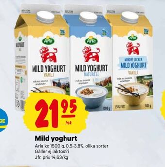 City Gross Arla yoghurt erbjuda