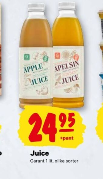 City Gross Garant juice erbjuda