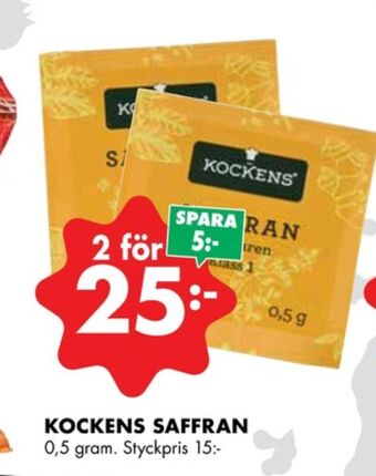 ÖoB Kockens saffran erbjuda