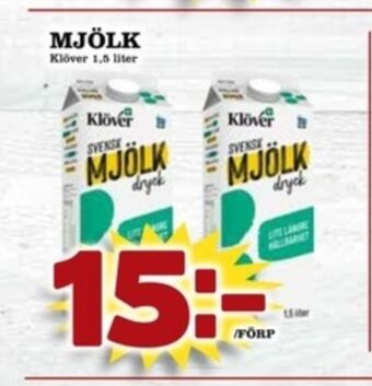 Matdax Klöver mellanmjölk erbjuda