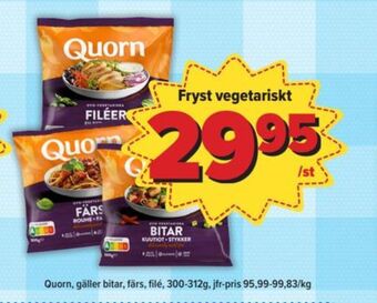 Östenssons Quorn vegetarmat erbjuda