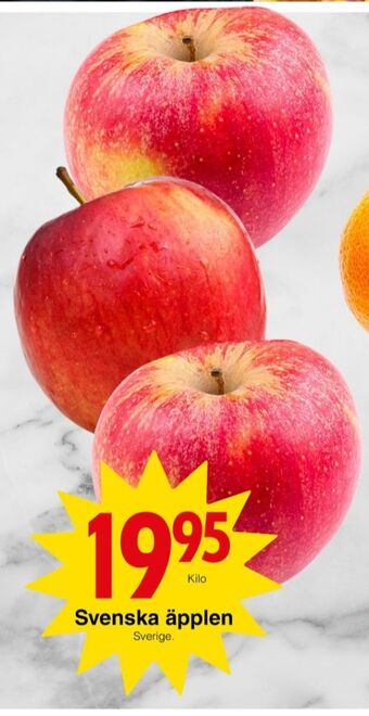 Matöppet Garant äpplen erbjuda