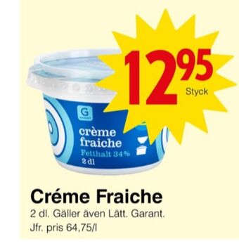 Matöppet Garant crème fraiche erbjuda