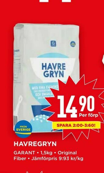 Willys Havregryn erbjuda