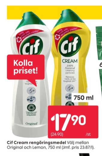 Rusta Cif rengöringsmedel erbjuda