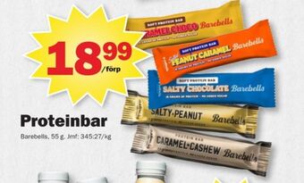 Pekås Barebells bars erbjuda