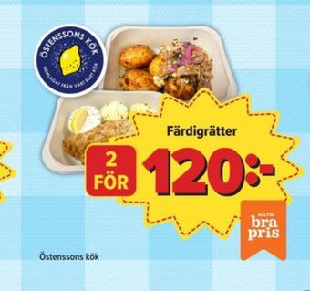 Östenssons Östenssons färdigrätter erbjuda