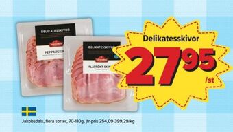 Östenssons Jakobsdals skinka erbjuda