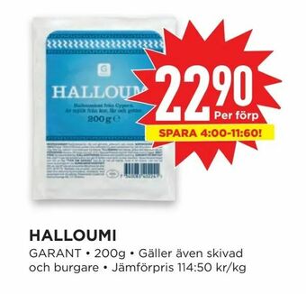 Willys Hemma Halloumi erbjuda