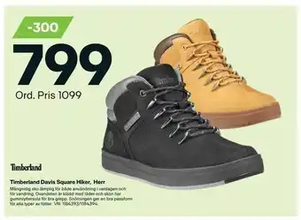 XXL Timberland Davis Square Hiker, Herr erbjuda