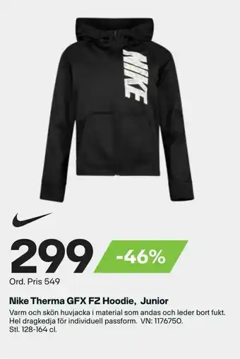 XXL Nike Therma GFX FZ Hoodie, Junior erbjuda