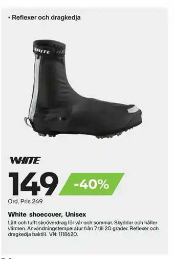 XXL White shoecover, Unisex erbjuda