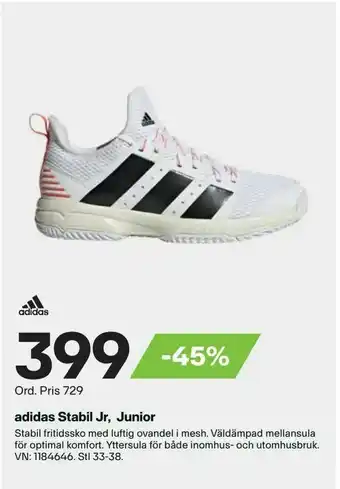 XXL adidas Stabil Jr, Junior erbjuda