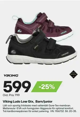 XXL Viking Ludo Low Gtx, Barn/junior erbjuda