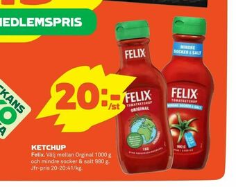 Coop Ketchup erbjuda