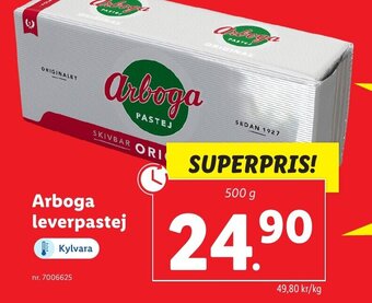 Lidl Arboga leverpastej erbjuda