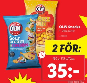 Lidl OLW Snacks erbjuda