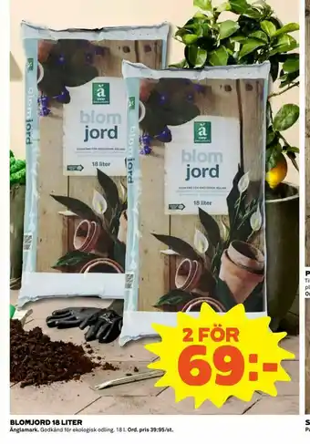 Blomjord 18 liter