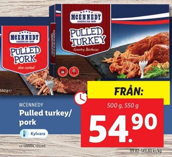 MCENNEDY Pulled turkey/ pork