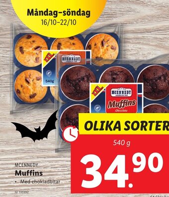 Lidl MCENNEDY Muffins erbjuda