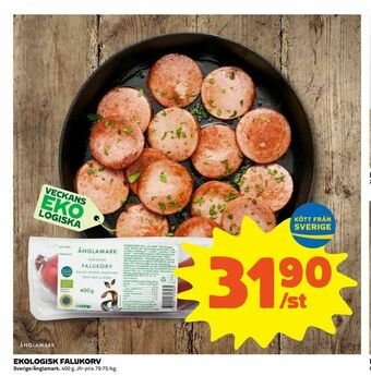 Coop Extra Ekologisk falukorv erbjuda