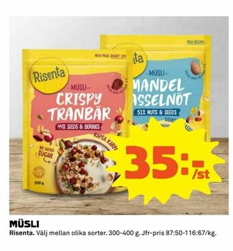 Coop Extra Müsli erbjuda