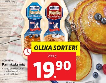 Lidl MCENNEDY Pannkaksmix erbjuda