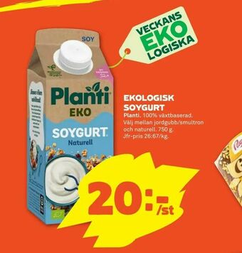 Coop Forum Ekologisk soygurt erbjuda