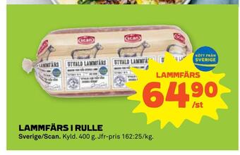 Stora Coop Lammfärs i rulle erbjuda