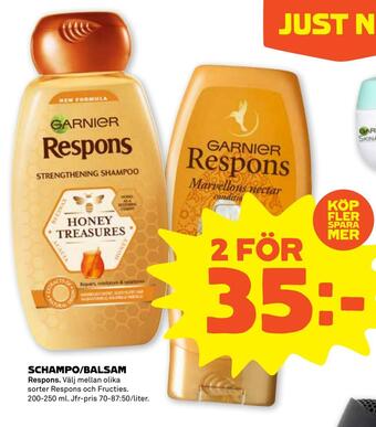 Stora Coop Schampo/balsam erbjuda