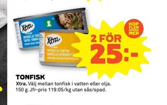 Stora Coop Tonfisk erbjuda