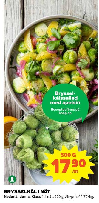 Coop Brysselkål i nät erbjuda