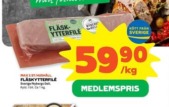Stora Coop Fläskytterfilé erbjuda