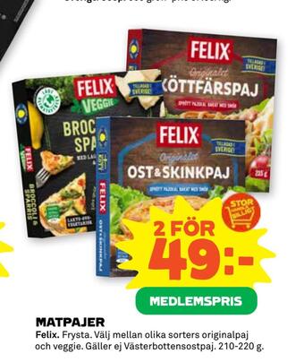 Stora Coop Matpajer erbjuda